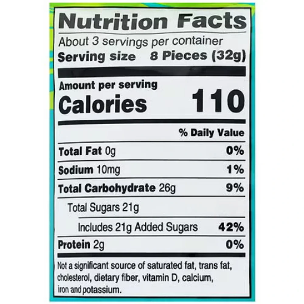 Nice! Gummy Burst Cotton Candy Grape 3.53 Oz. - As seen on TikTok - Viral Trend!